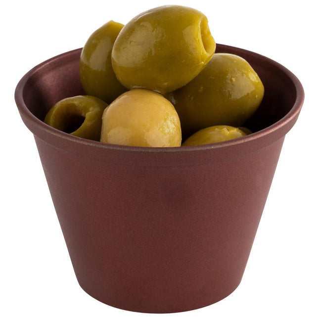 Dip bowl rood – sausschaaltje voor fingerfood en tapaspresentaties