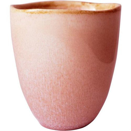 APS Ming mok 240 ml roze - keramische mok voor thee en koffie