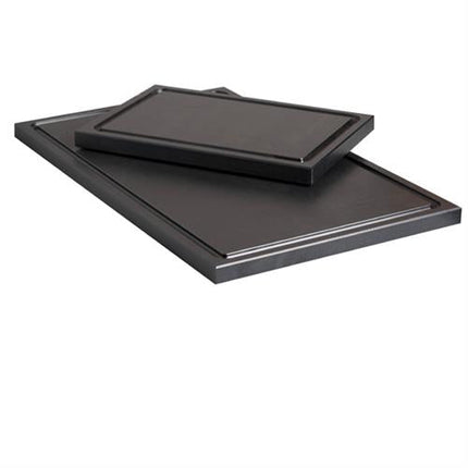 APS snijplank zwart 50 x 30 x 2 cm - kunststof snijplank voor de professionele keuken