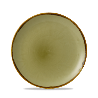 Dudson Harvest Green coupebord 21,7 cm – groen porseleinen bord voor fine dining