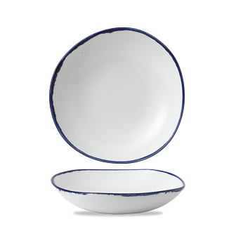Dudson Harvest Ink ronde kom 25,3 cm – inktzwarte porseleinen ronde kom voor de horeca