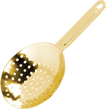 APS julep strainer goud 8,5 cm - goudkleurige cocktailzeef voor de bar