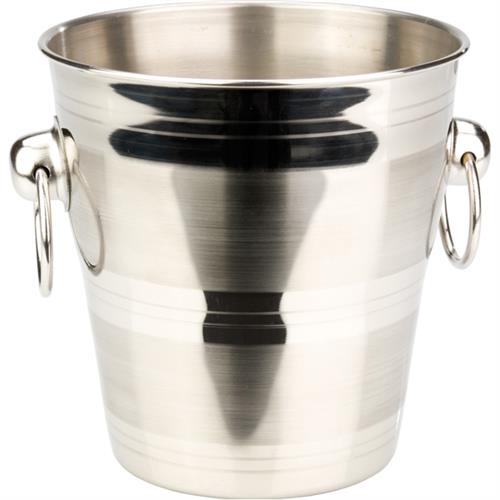 APS mini ijsemmer met ringen 14,5 cm - kleine koelemmer voor de bar