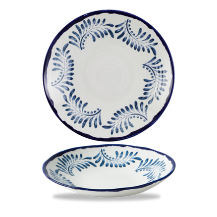 Dudson Harvest Mediterranean organische coupekom 27,9 cm – mediterrane porseleinen kom voor fine dining