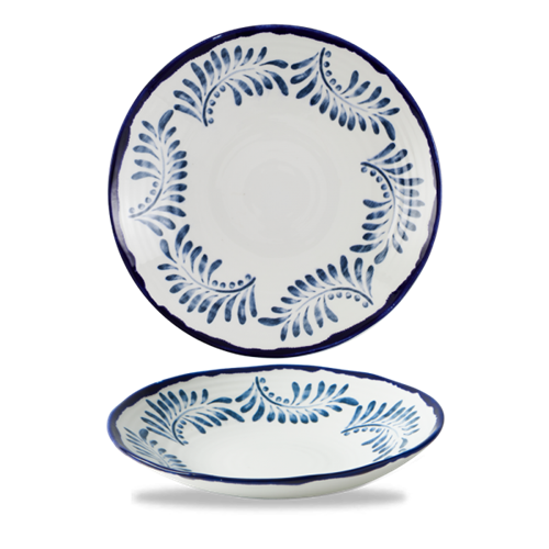 Dudson Harvest Mediterranean organische coupekom 27,9 cm – mediterrane porseleinen kom voor fine dining