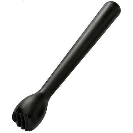 APS muddler kunststof geribbeld zwart 22 cm - cocktailstamper voor bartenders