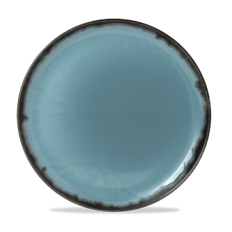 Dudson Harvest Blue coupebord 32,4 cm – blauw porseleinen serveerbord voor restaurants
