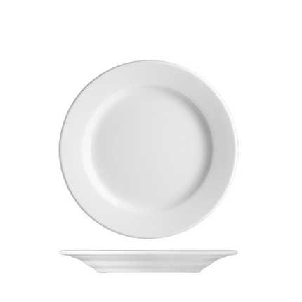 Benedikt Princip plat bord Ø 15 cm – porseleinen broodbordje voor restaurants
