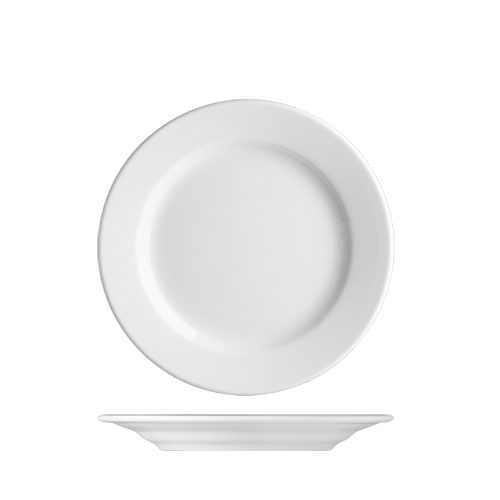 Benedikt Princip plat bord Ø 15 cm – porseleinen broodbordje voor restaurants
