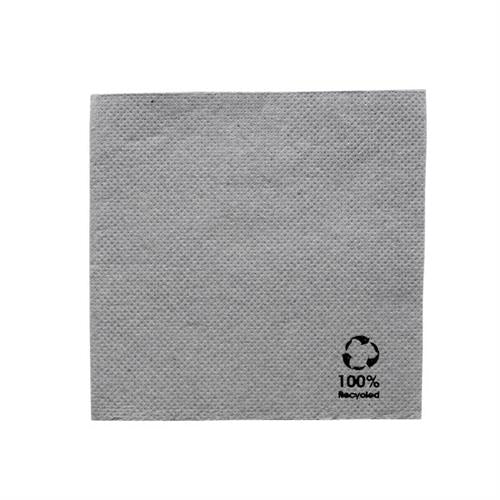 APS cocktailservetten gerecycled 20 x 20 cm - duurzame servetten voor de horeca