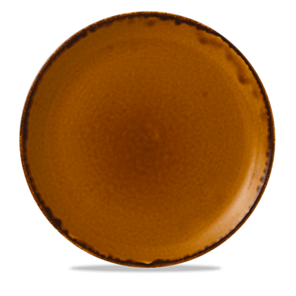 Dudson Harvest Brown coupebord 28,8 cm – bruin porseleinen bord voor de horeca
