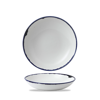 Dudson Harvest Ink coupebord 16,5 cm – inktzwart porseleinen coupebord voor de horeca