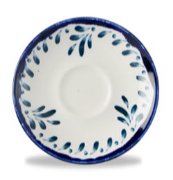 Dudson Harvest Mediterranean cappuccinoschotel 15,6 cm – mediterraan porseleinen schotel voor de horeca