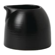 Dudson Evo Jet melkkannetje 60 ml – gitzwart porseleinen kannetje voor de horeca