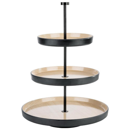 APS etagere FRIDA 3-laags 32 x 32 cm h 43 cm – buffetetagere voor high tea en gebak