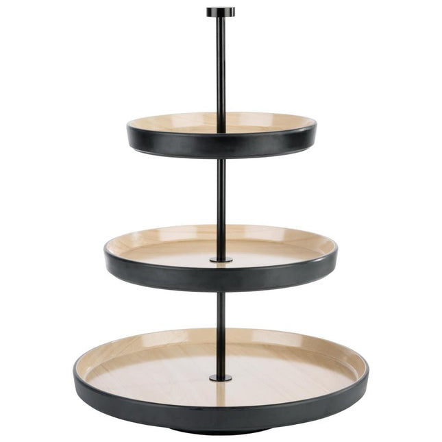 APS etagere FRIDA 3-laags 32 x 32 cm h 43 cm – buffetetagere voor high tea en gebak