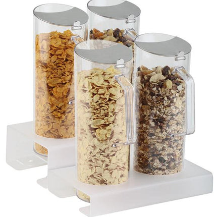 APS cereal bar 3 delen h 28,5 cm – granendispensers voor ontbijtservice en catering