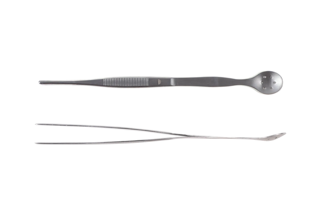 Tweezer with spoon Stainless Steel 27 cm