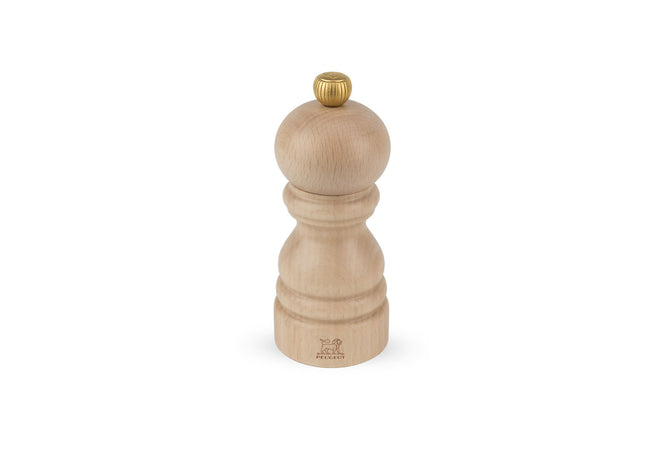 Peugeot Paris zoutmolen naturel 12 cm – beukenhouten zoutmolen voor restaurant en keuken
