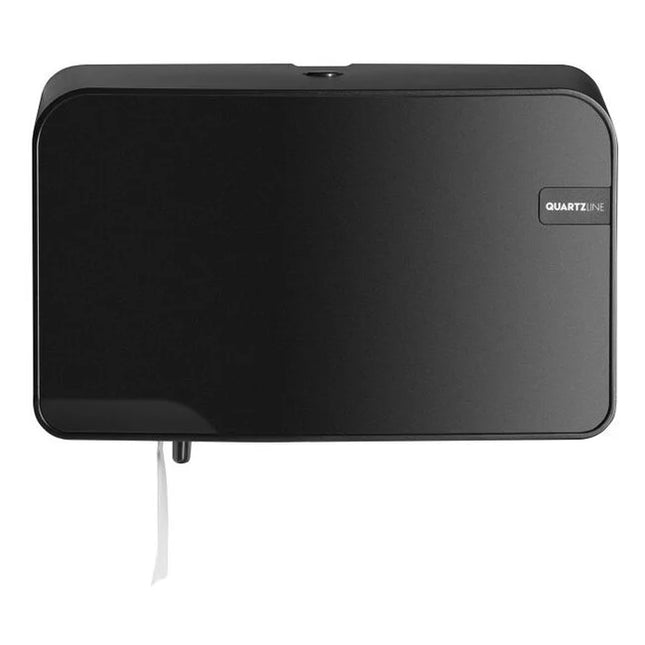 Non-Food Company Hygiene Products Quartz Black | Duo Toilet Roll Holder, Coreless Toilet Paper, ø15cm