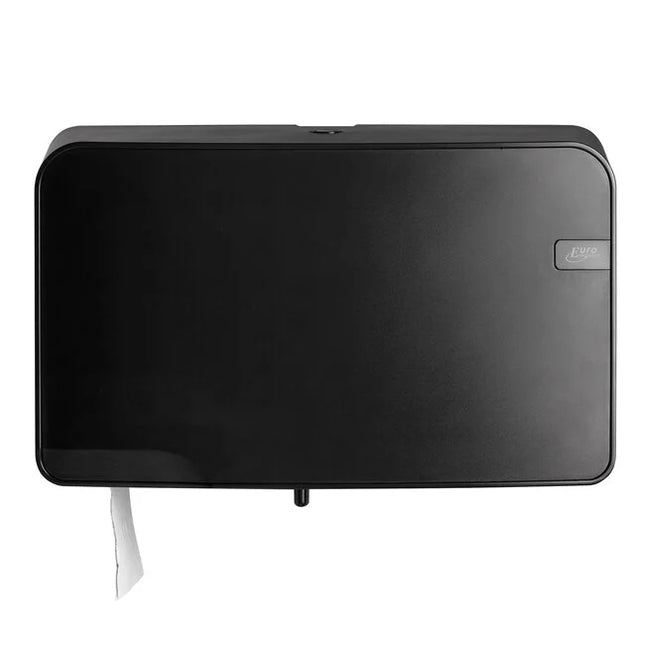 Non Food Company Hygiene Products Quartz Black | Mini Duo Jumbo Toilet Roll Dispenser