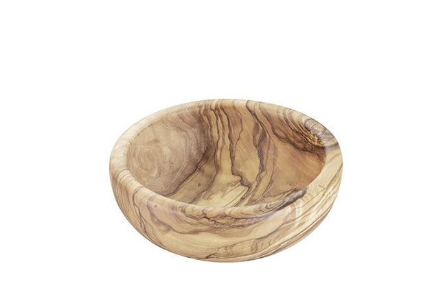 APS Bowl Olive Ø 12,5 cm – olijfhouten serveerkom voor tapas, dips en borrelgarnituur