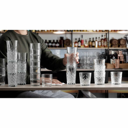 Pasabahce Timeless stapelbare tumbler 355 ml – veelzijdig waterglas voor de bar