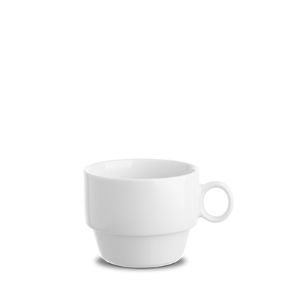 Benedikt Princip kop 190 ml – porseleinen kop voor koffie en thee in de horeca