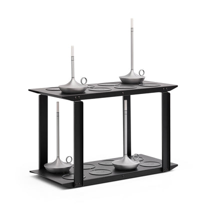 Wick PRO oplaadpad 16 stuks zwart – laadstation voor draadloze restaurantlampen