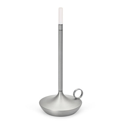 Wick PRO Aluminium tafellamp – aluminium sfeerlamp op accu voor restaurant