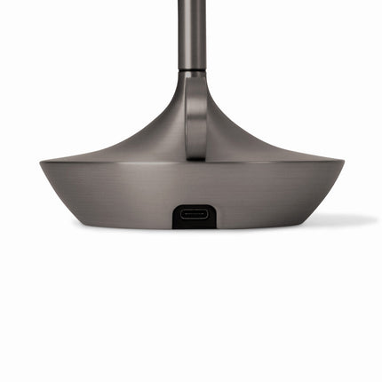 Wick S PRO Graphite – dimbare accu-tafellamp voor bar, hotel en events