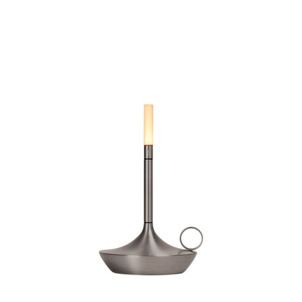 Wick S PRO Graphite – kleine draadloze horecalamp met oplaadstation
