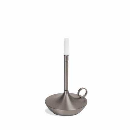 Wick S PRO Graphite – compacte oplaadbare tafellamp in grafiet voor restaurant en bar