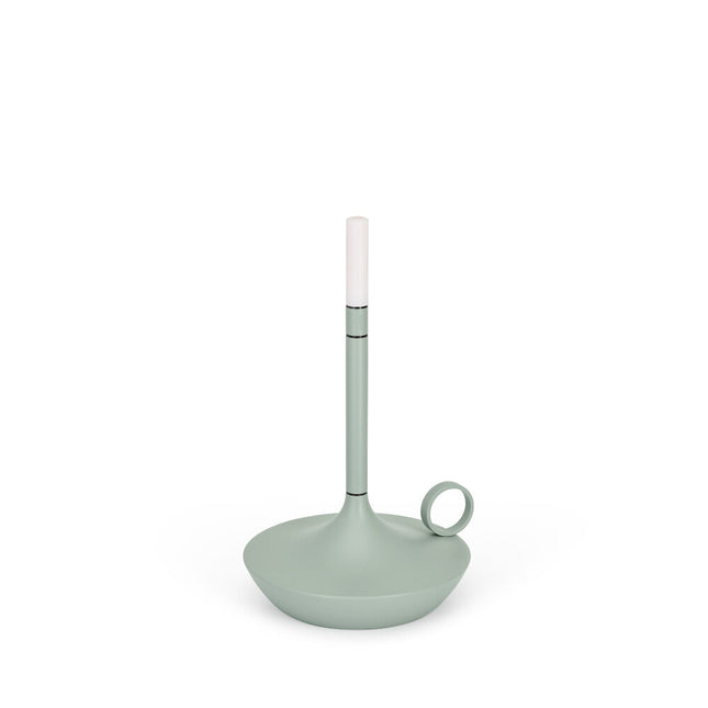 Wick S PRO Sage Green – compacte oplaadbare tafellamp in saliegroen voor de horeca