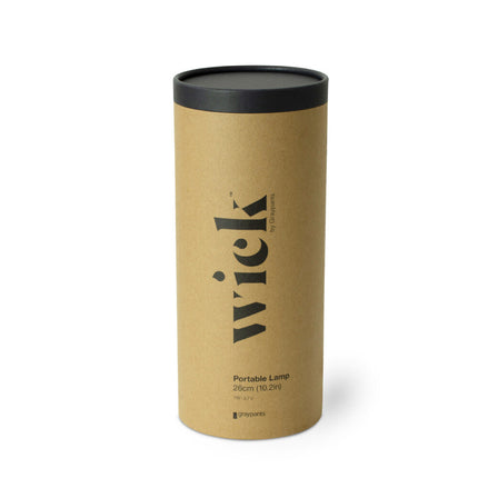 Wick PRO Black – oplaadbare tafellamp met oplaadstation voor professioneel gebruik
