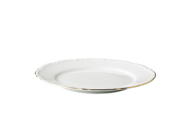 Maria Theresa bord  goud 28 cm 6/box