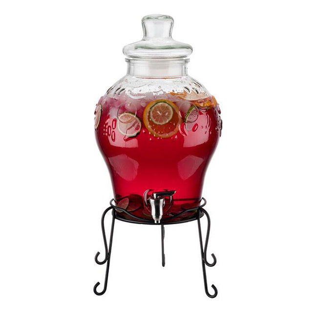 Drinks Dispenser -Fruits- Ø 25 cm, h: 58 cm, 10,5 ltr.