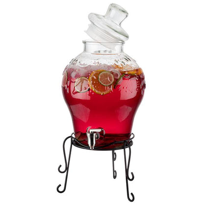 Drinks Dispenser -Fruits- Ø 25 cm, h: 58 cm, 10,5 ltr.