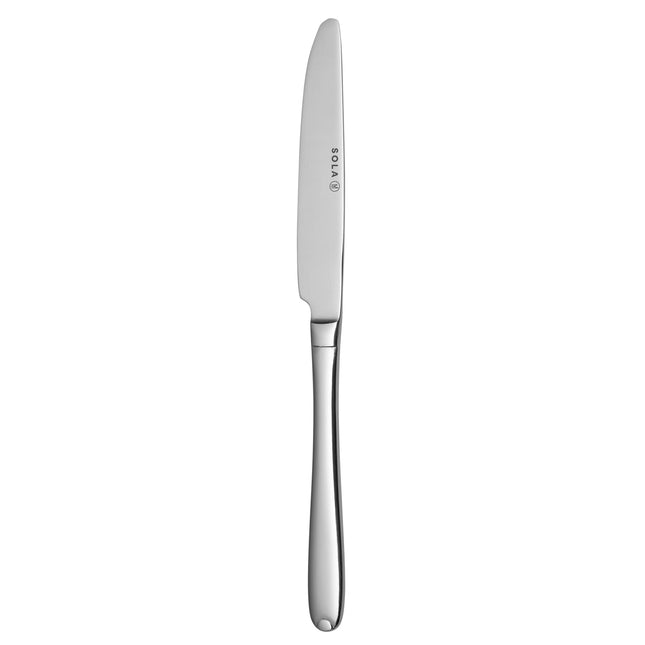 Sola Fleurie tafelmesser van 23,8 cm, gemaakt van hoogwaardig roestvrij staal, perfect voor horeca en luxe tafeldekking.