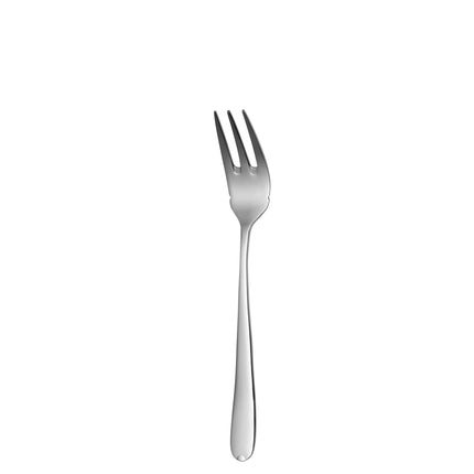 Sola Fleurie visvork van 18,3 cm, gemaakt van hoogwaardig roestvrij staal, speciaal ontworpen voor het eten van vis in de horeca.