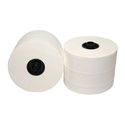 Toilet paper with cap Recycled White 2-ply, 100mtr (36 rolls)