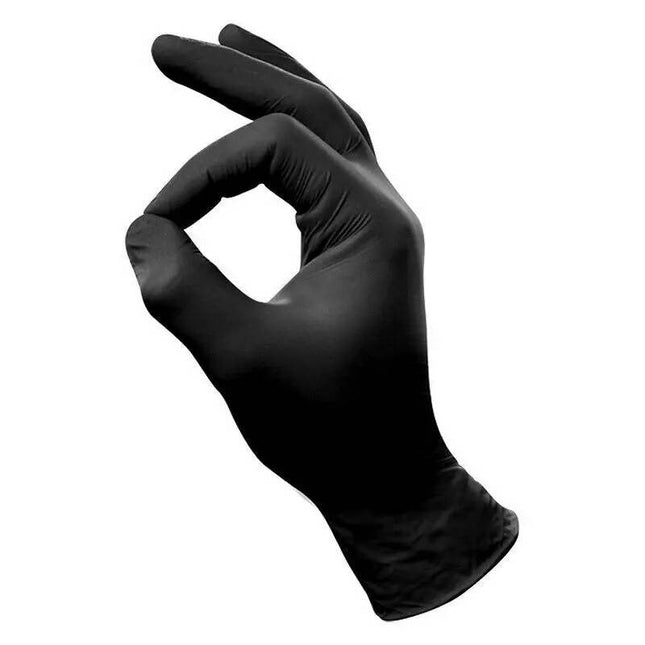 Bulkysoft nitril handschoenen zwart – poedervrije wegwerphandschoenen voor keuken en horeca